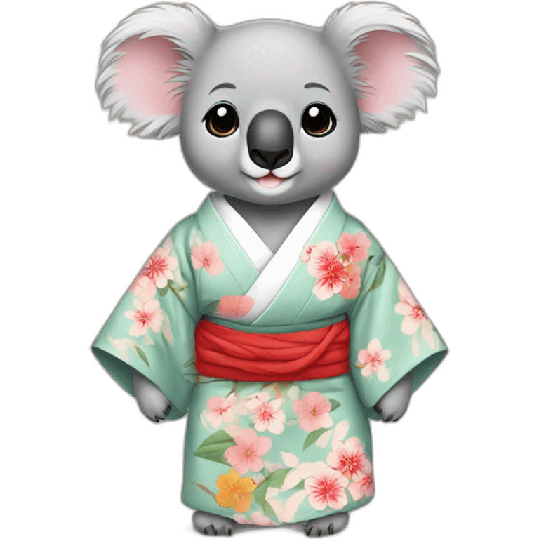 koala en kimono emoji