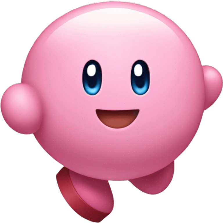 running KIRBY  emoji