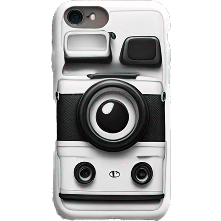 Phone case that looks like a camera  emoji