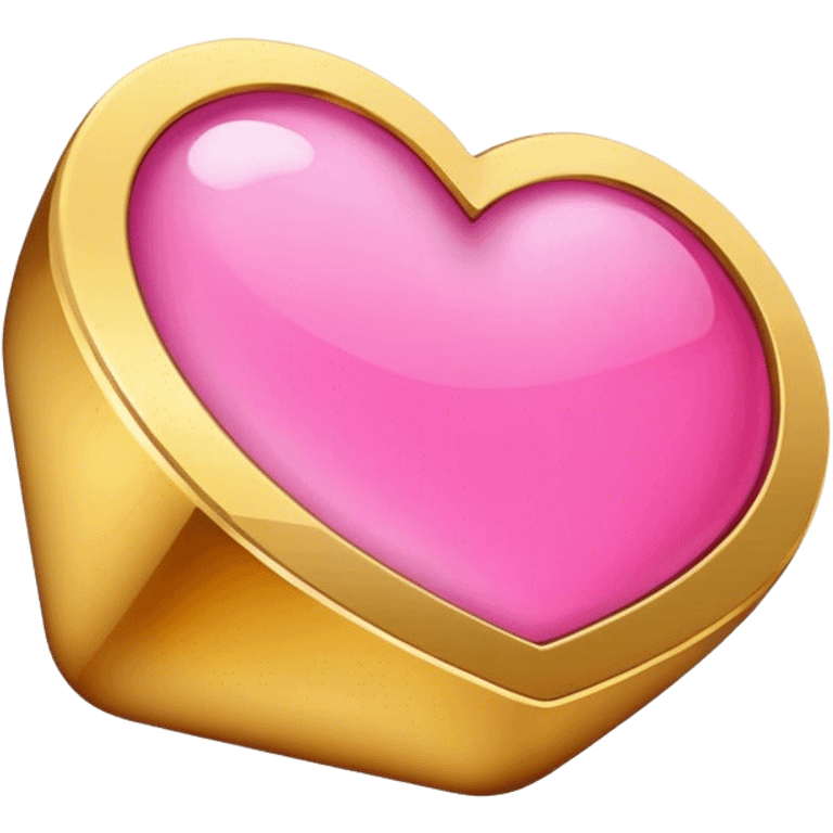 belief gold pink emoji