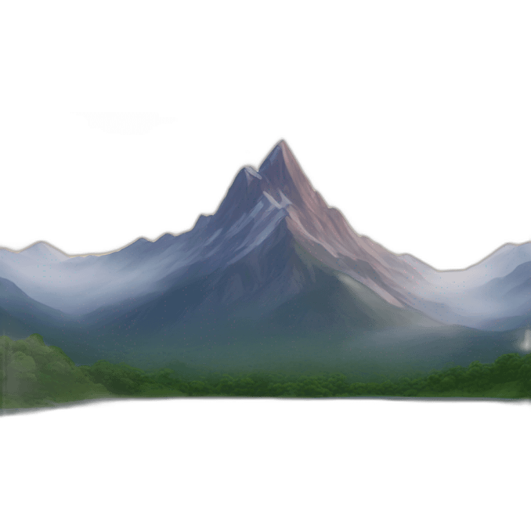 a mountain emoji