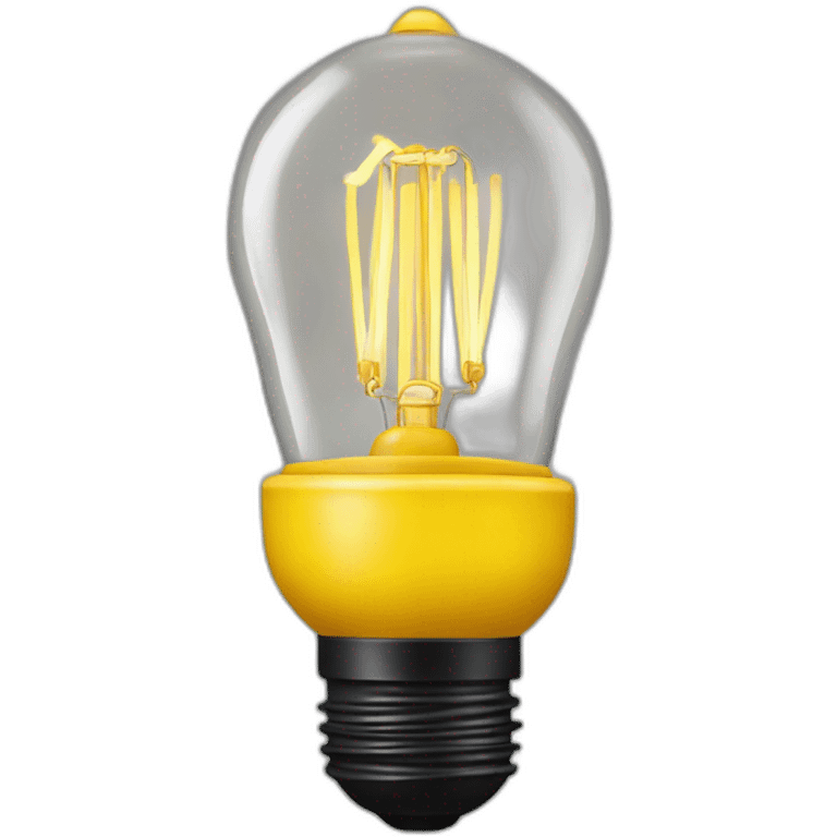 Lampe jaune emoji