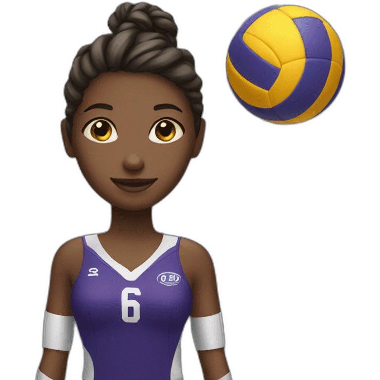 Volleyball girl emoji