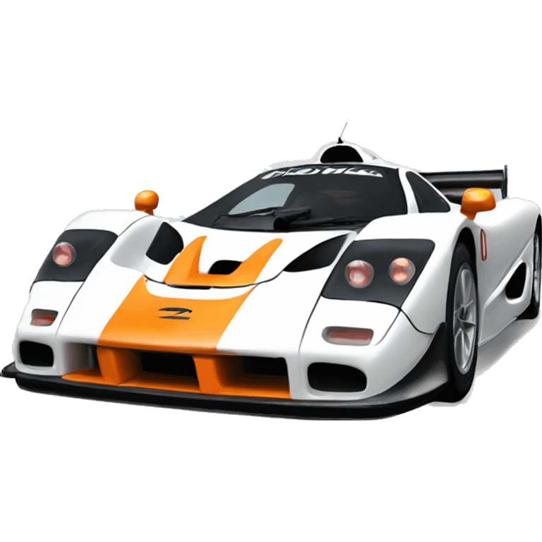 mclaren f1 race car emoji