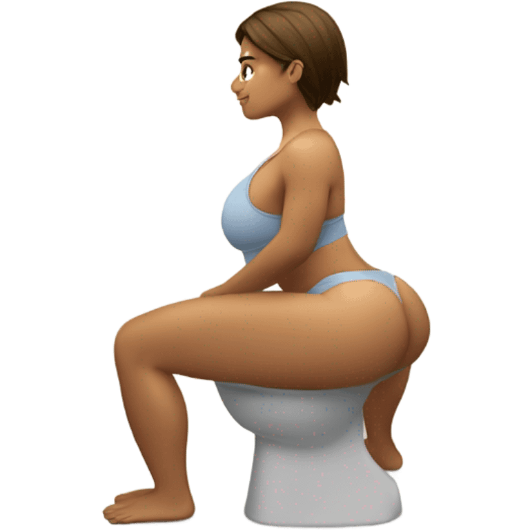 Bathroom squats emoji