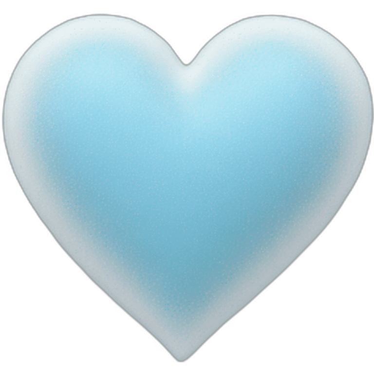 Powder blue heart emoji