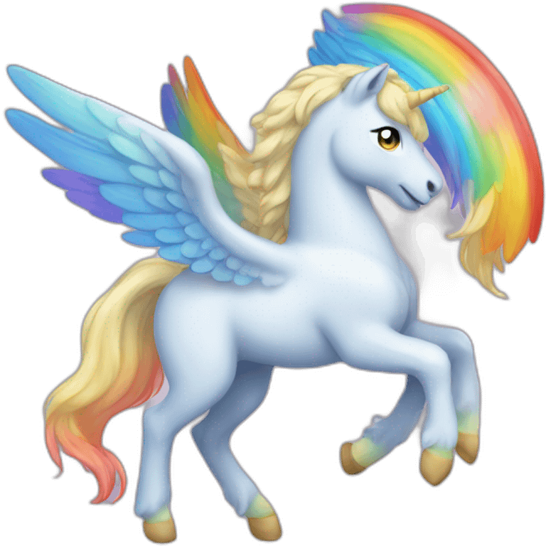 Rainbow Pegasus  emoji