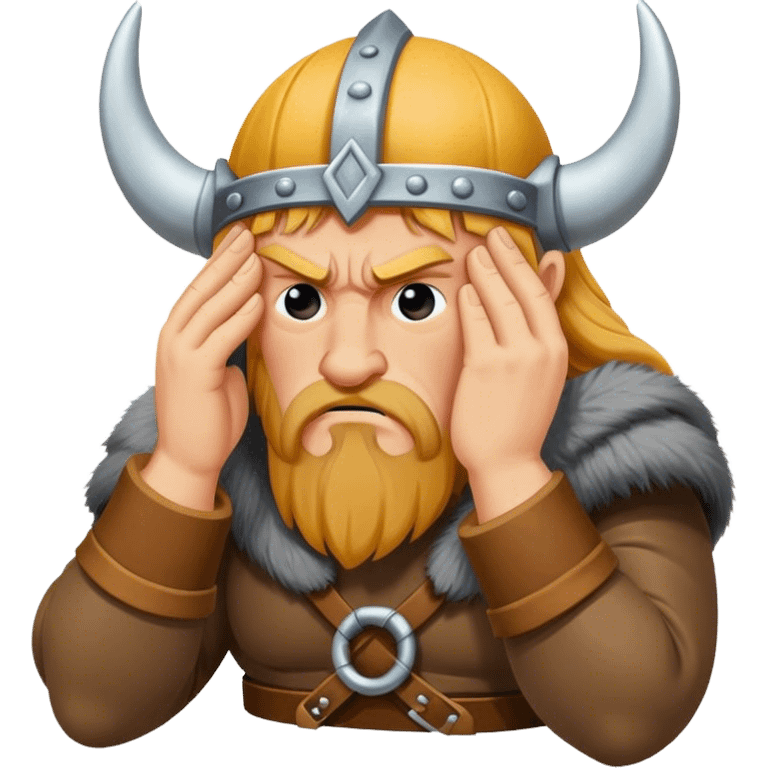 Viking Facepalm emoji