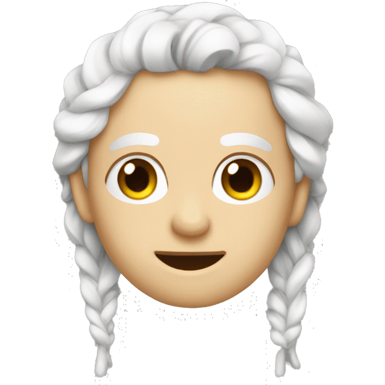 Witte strik emoji