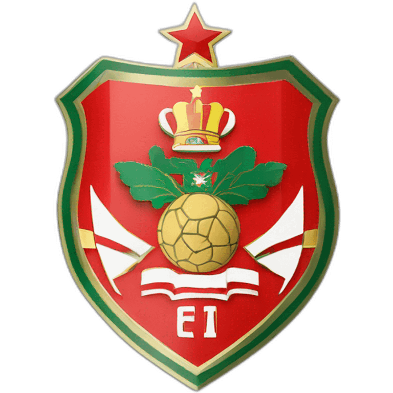 Pfc Cska Sofia soccer club badge Bulgaria emoji