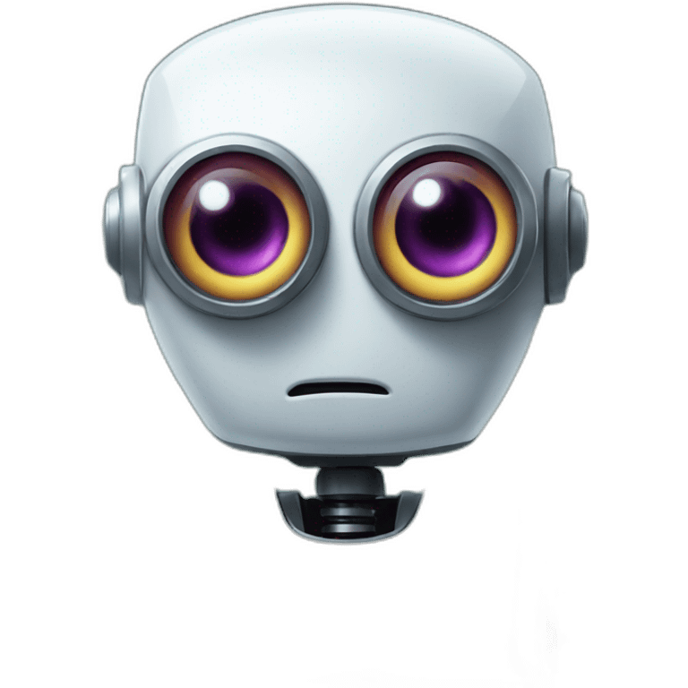 robot with 1 eye emoji