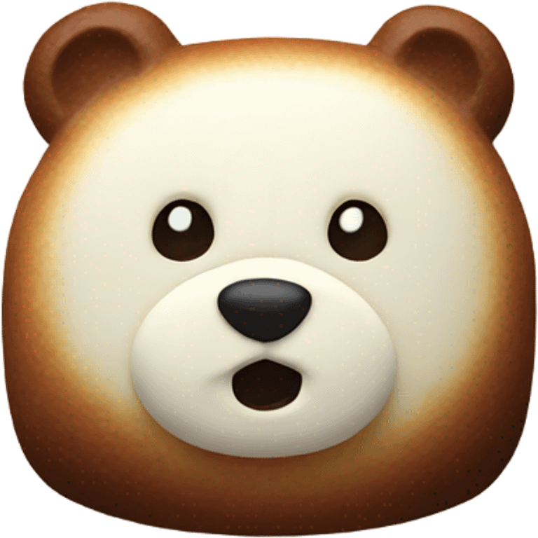 Bear-shaped marshmallows emoji