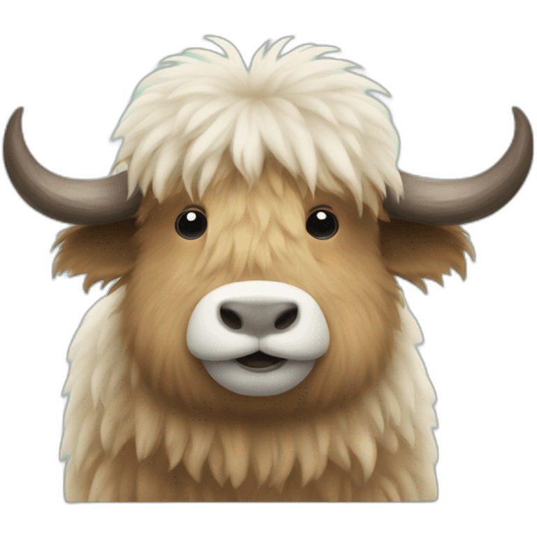 fluffy yak emoji