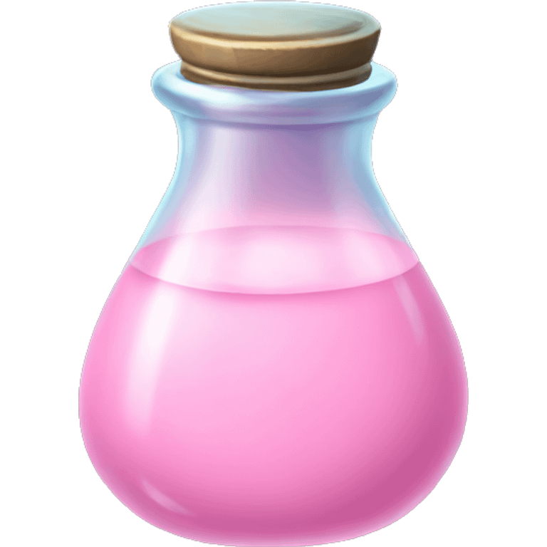 Dusty pink fairy potion emoji