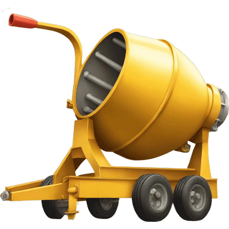 golden cement mixer  emoji