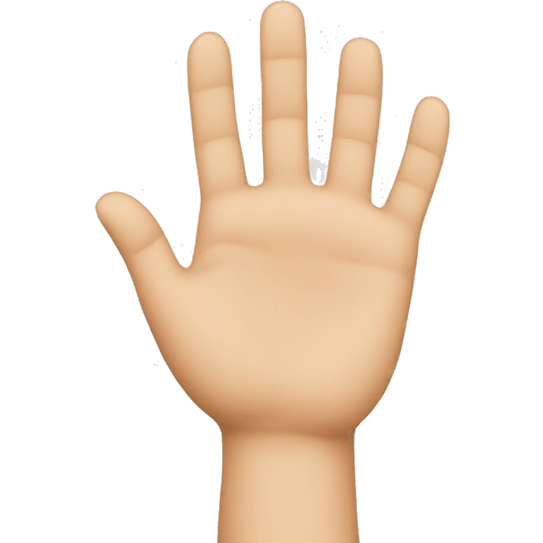 7 fingered hand emoji