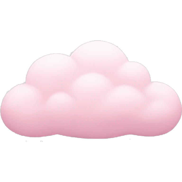 pastel pink cloud emoji