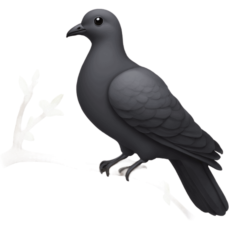 Black doves emoji