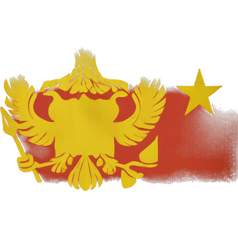 Old montenegro flag emoji