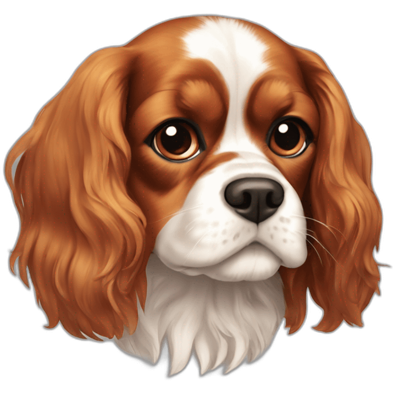 Cavalier king Charles spaniel emoji