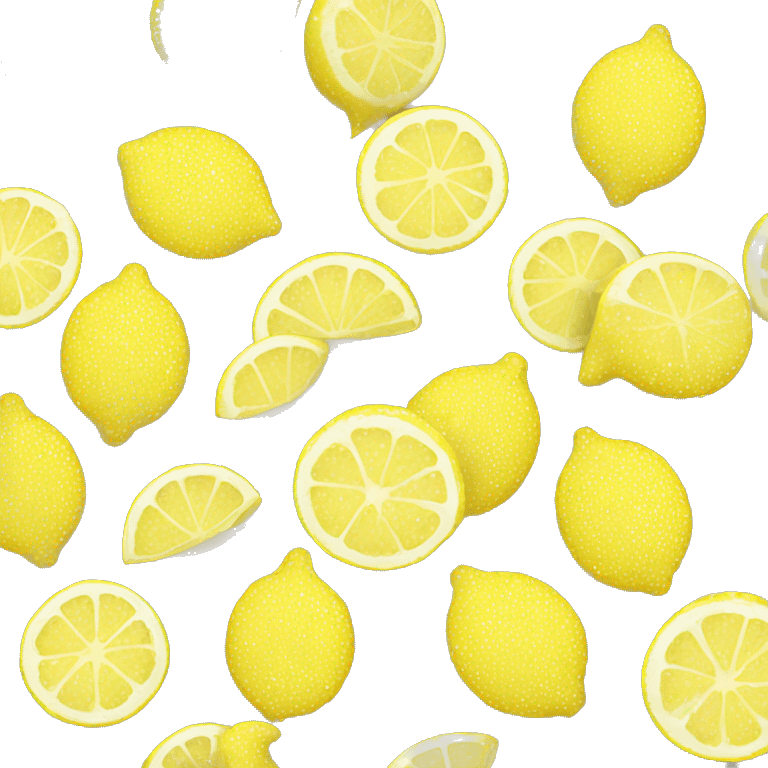 sparkly lemon emoji