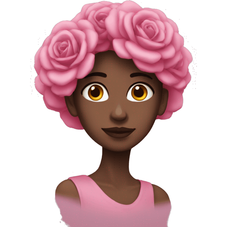 rosa negra emoji