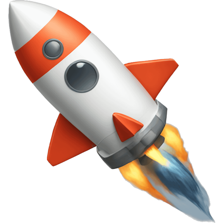 A cool rocket emoji emoji