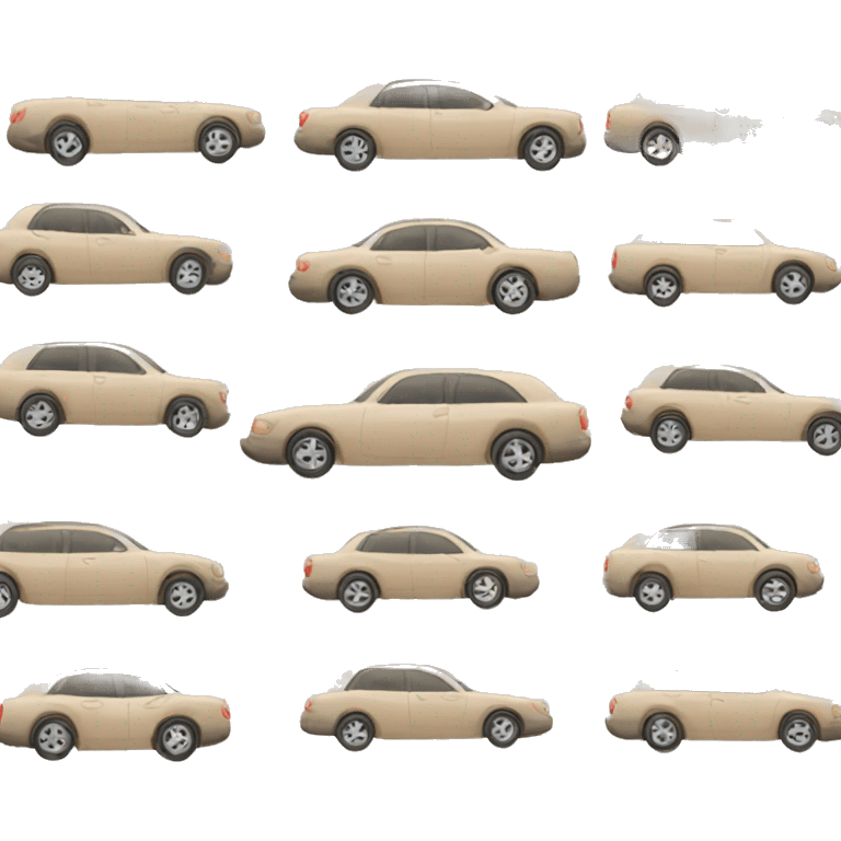 Beige car emoji