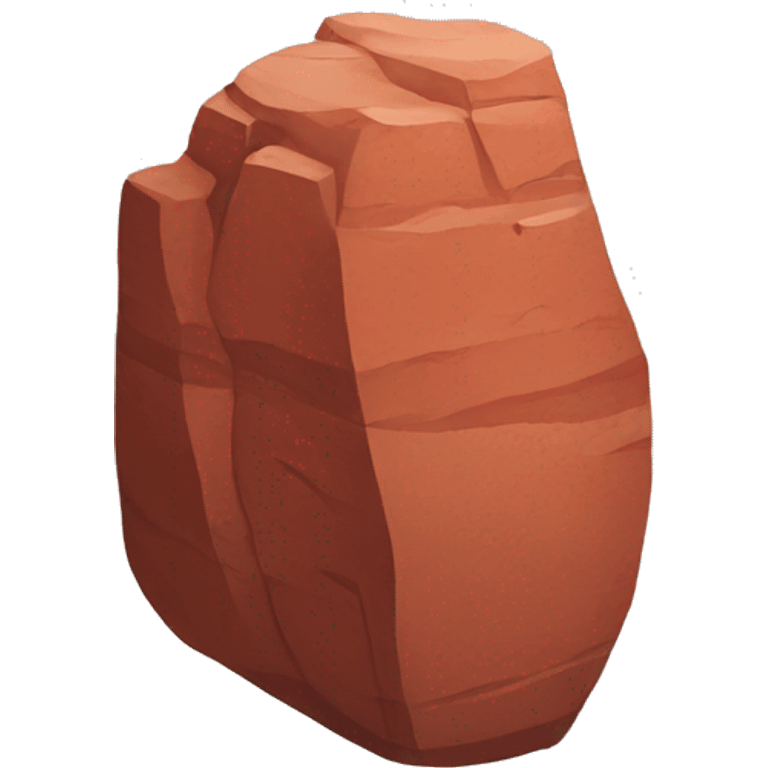 red rock emoji