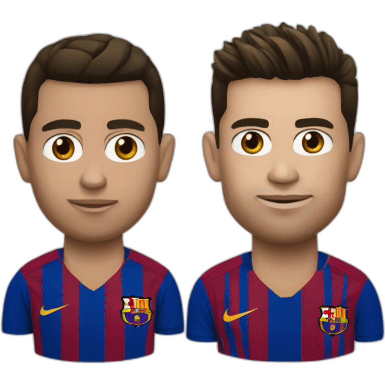 Ronaldo contre Messi emoji