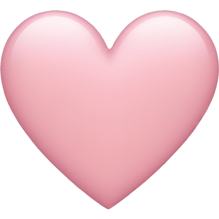 Light pink heart  emoji