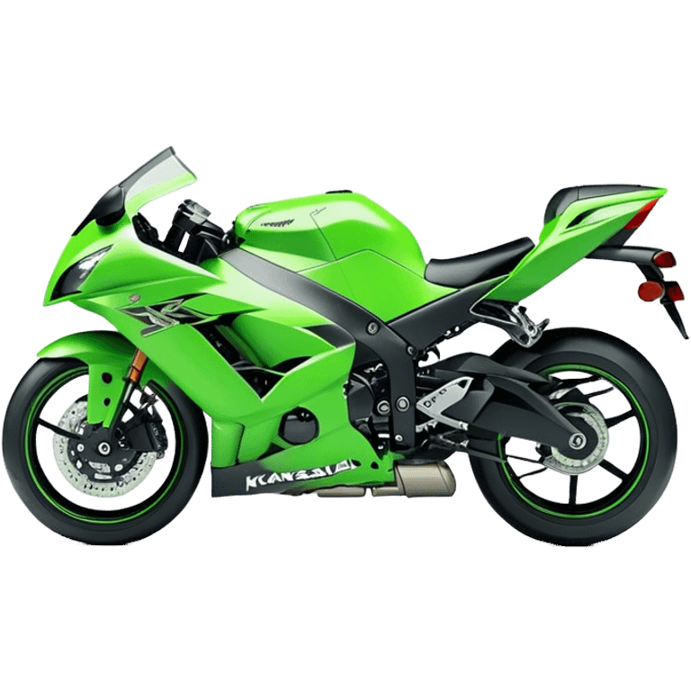 Kawasaki Ninja (Sportbike) - Kawasaki Ninja ZX-10R (Model Year: 2022) (Iconic colour: Green) emoji