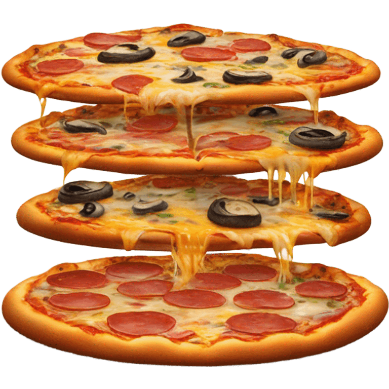 pile of pizza emoji