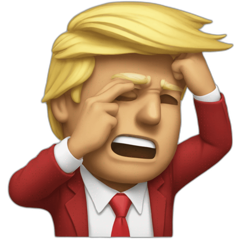 trump dab emoji