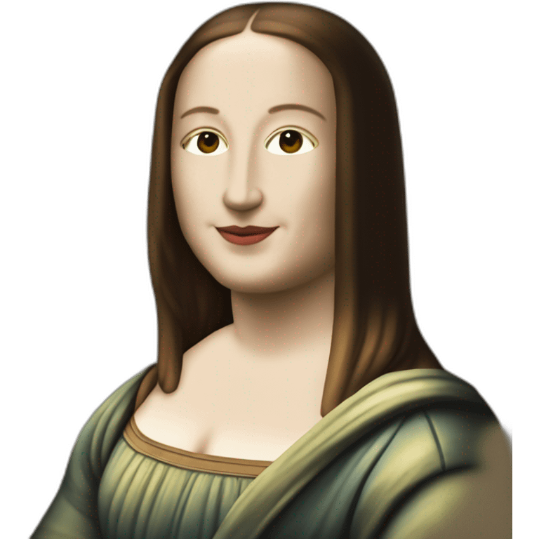 Monalisa painting emoji