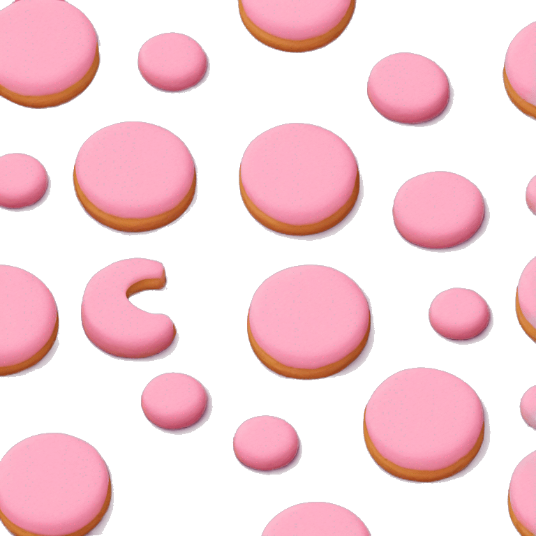 Pink cookies  emoji