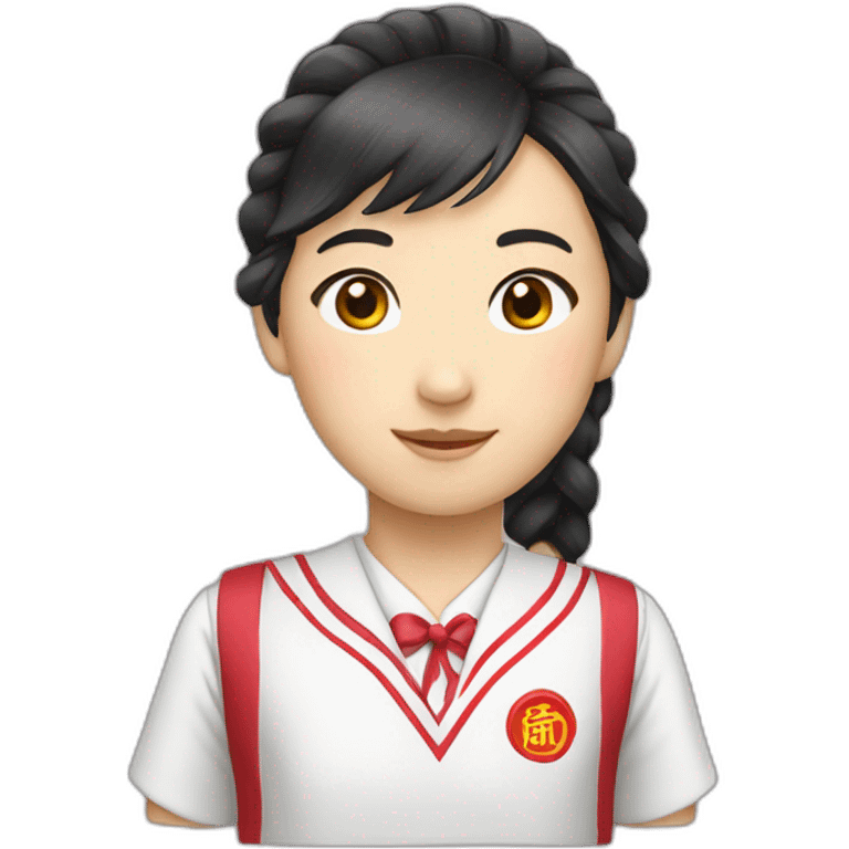 chinese school uniform emoji