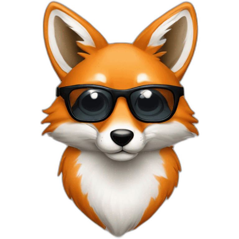 renard lunettes de soleil emoji