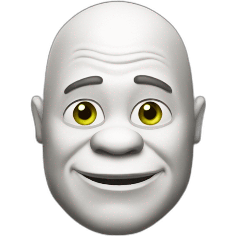 white-shrek emoji