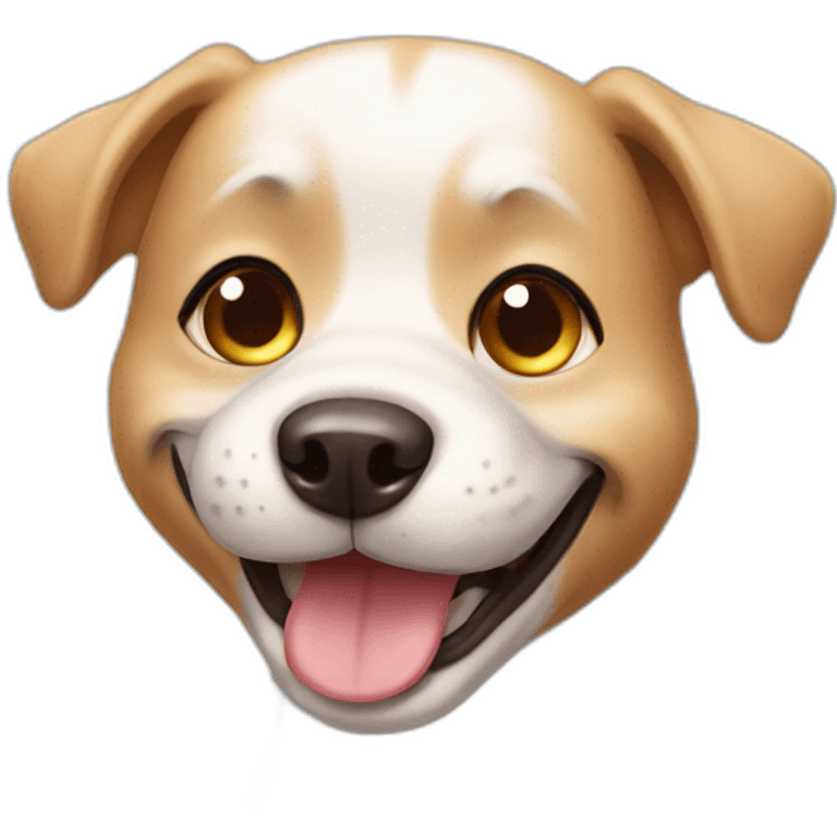 cute smile dog emoji