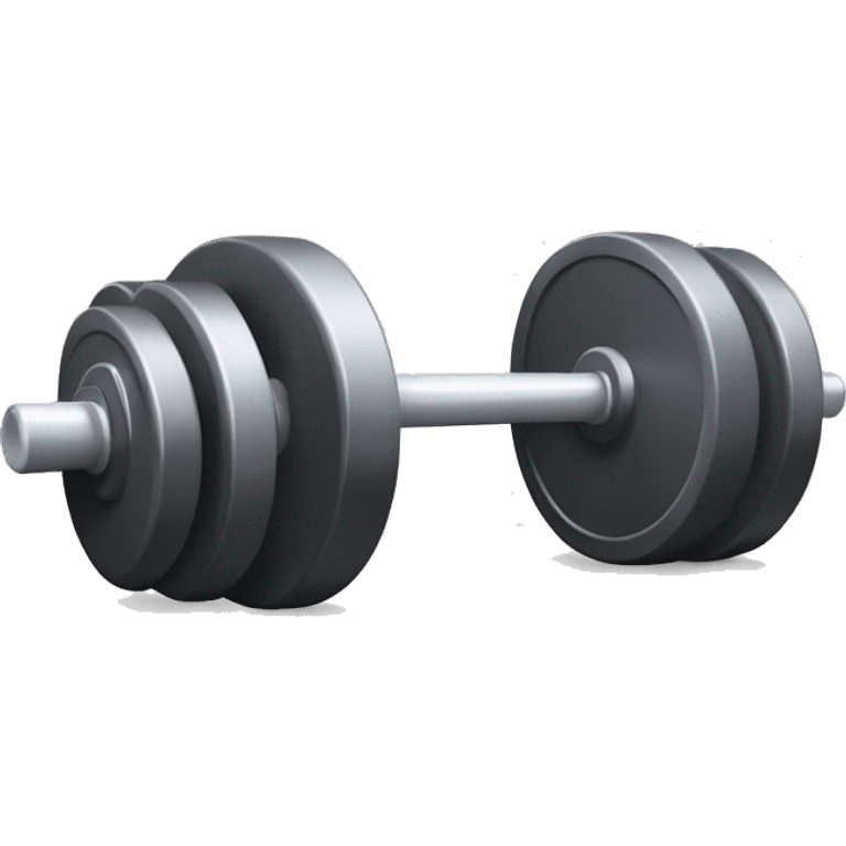 Barbell with weights emoji