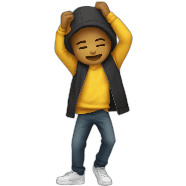 Garçon dab emoji