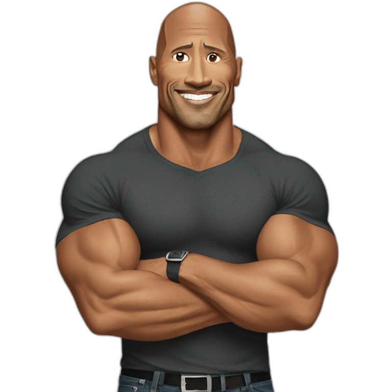 Dwayne Johnson emoji