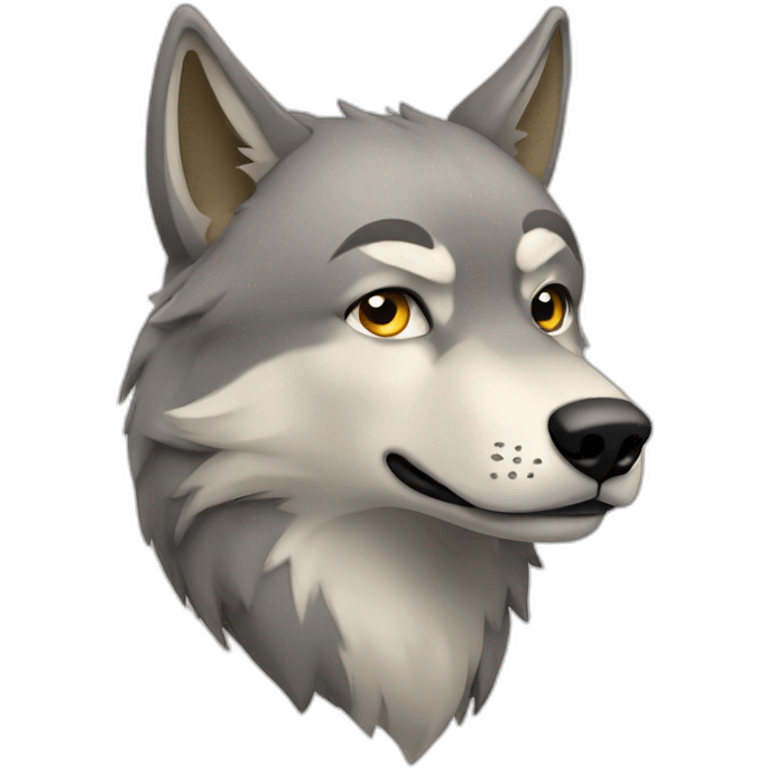 loup qui a faim emoji