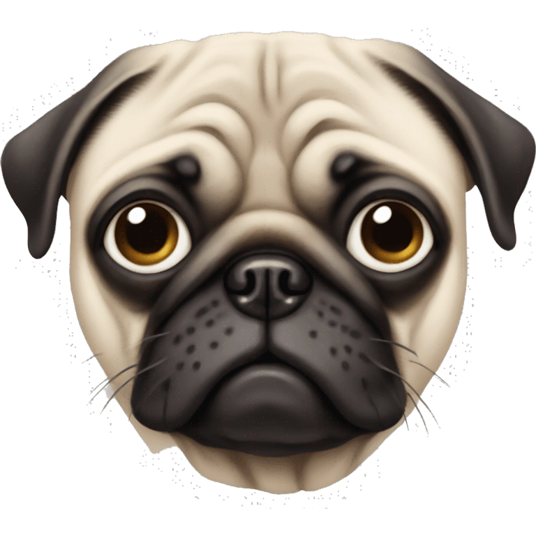 pug with one eye emoji