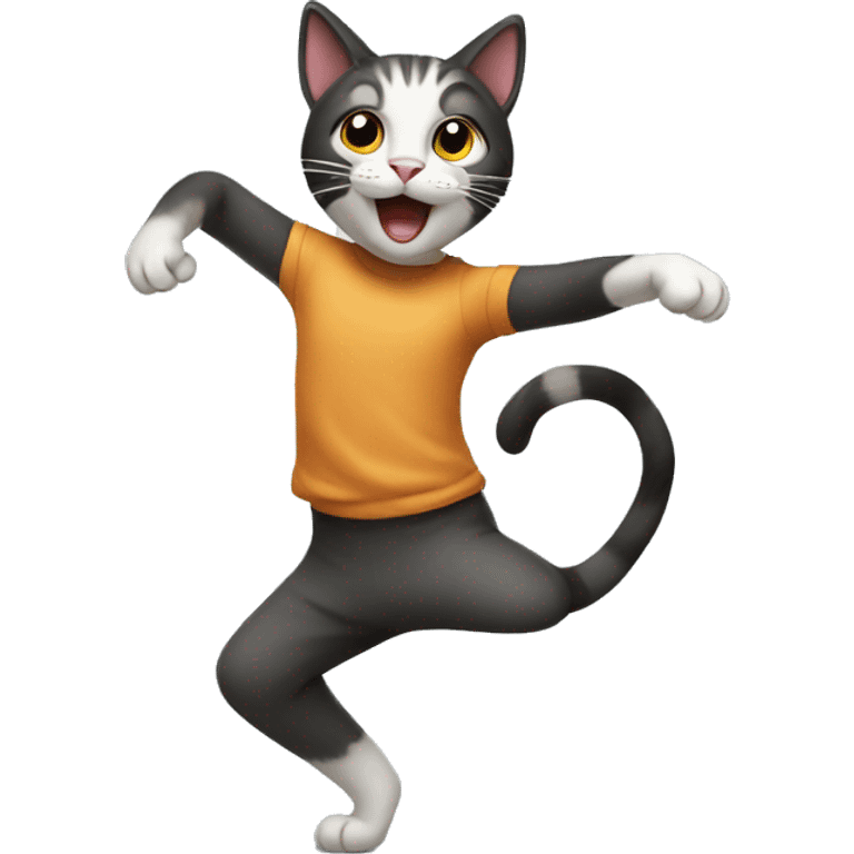 Dancing cat emoji