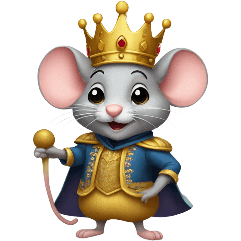 ballet Mouse king  emoji