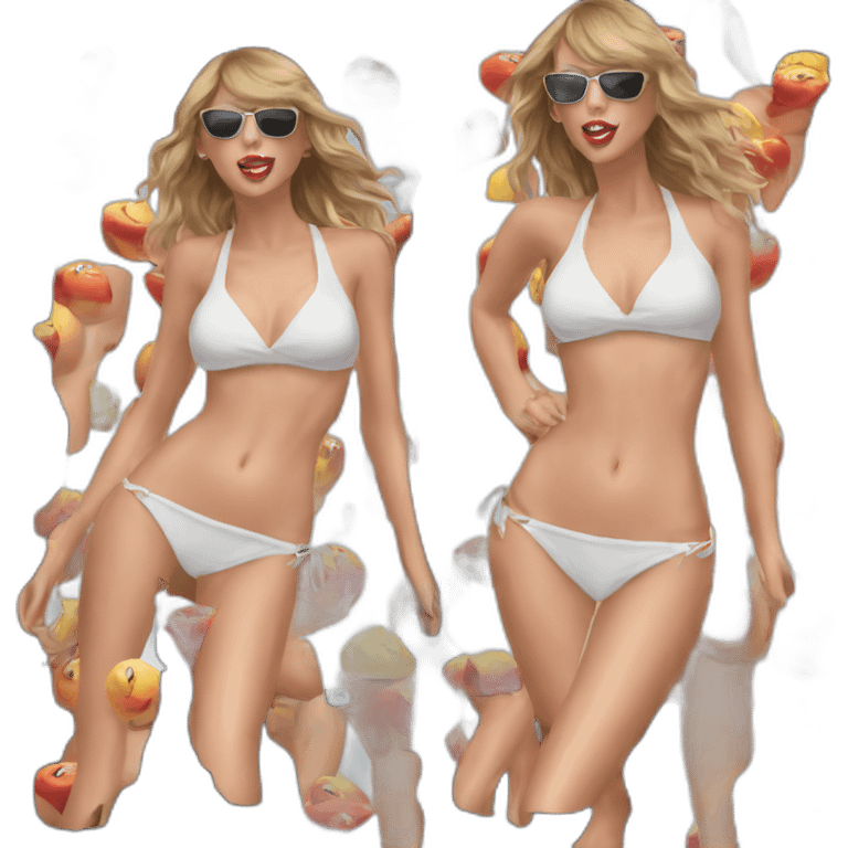 hot taylor swift thin bikini emoji