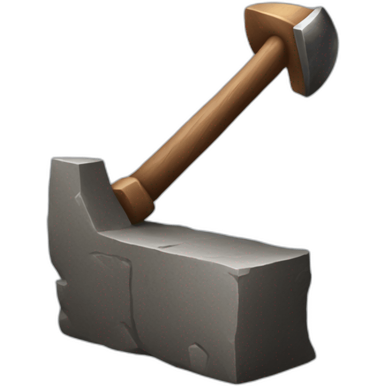 ancient forge and hammer emoji