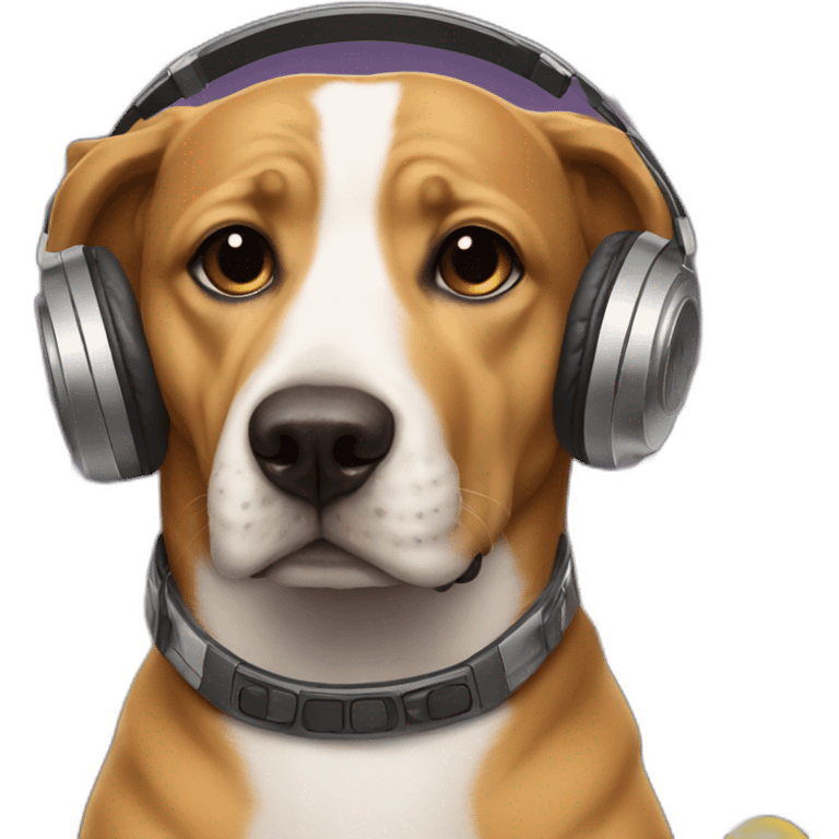 Dj Dog  emoji